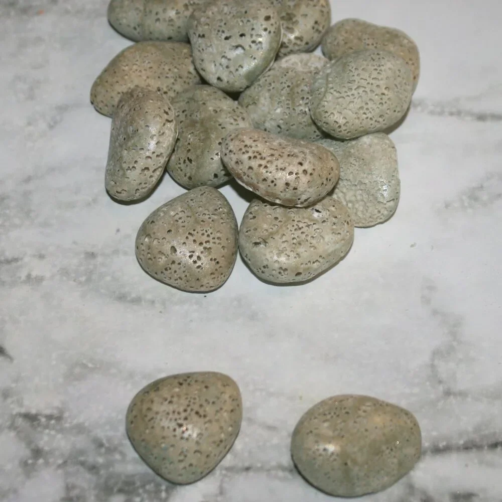 HAND CRAFTED 2 Vanilla Aroma Stones Aromatherapy Essential Oil Diffuser Pair